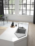 Deante Zlewozmywak granitowy 1.5-komorowy z ociekaczem - Space-Saver