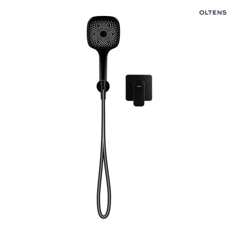 Hadsel Oltens Hadsel zestaw bateria prysznicowa podtynkowa ze słuchawką 3 funkcyjną Havis EasyClick (S) czarny mat 36037300 Hadsel Oltens Hadsel zestaw bateria prysznicowa podtynkowa ze słuchawką 3 funkcyjną Havis EasyClick (S) czarny mat 36037300