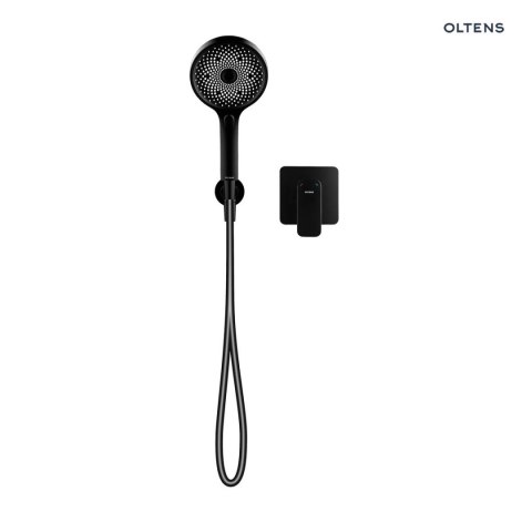 Hadsel Oltens Hadsel zestaw bateria prysznicowa podtynkowa ze słuchawką 3 funkcyjną Havis EasyClick czarny mat 36036300 Hadsel Oltens Hadsel zestaw bateria prysznicowa podtynkowa ze słuchawką 3 funkcyjną Havis EasyClick czarny mat 36036300