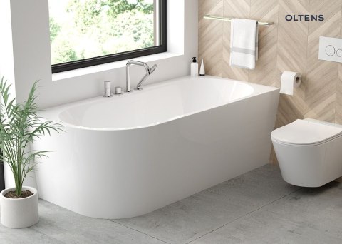 Hamnes Oltens Hamnes bateria wannowo-prysznicowa 4-otworowa kompletna chrom 34202100