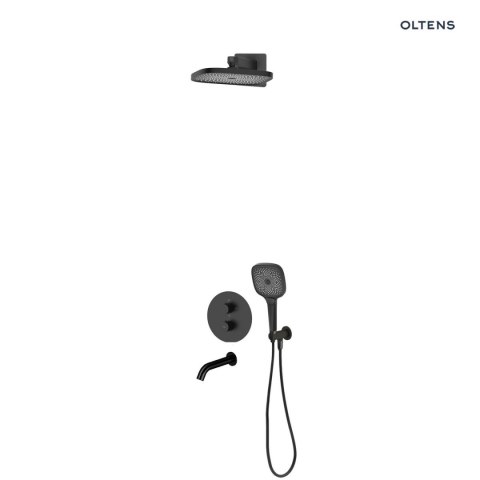 Katla Oltens Katla zestaw bateria wannowo-prysznicowa podtynkowa z deszczownicą Vann (S) i słuchawką 3 funkcyjną Havis EasyClick (S) c Katla Oltens Katla zestaw bateria wannowo-prysznicowa podtynkowa z deszczownicą Vann (S) i słuchawką 3 funkcyjną Havis EasyClick (S) c