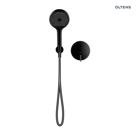 Molle Oltens Molle zestaw bateria prysznicowa podtynkowa ze słuchawką 3 funkcyjną Luva EasyClick czarny mat 36032300 Molle Oltens Molle zestaw bateria prysznicowa podtynkowa ze słuchawką 3 funkcyjną Luva EasyClick czarny mat 36032300