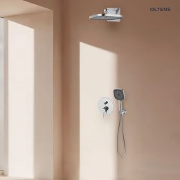 Molle Oltens Molle zestaw bateria wannowo-prysznicowa podtynkowa z deszczownicą Vann (S) i słuchawką 3 funkcyjną Havis EasyClick (S) c