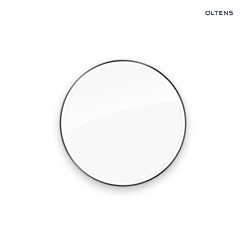 Nordlis Oltens Nordlis lustro 80x80 cm okrągłe z oświetleniem z przodu z matą grzewczą czarny 64101300 Nordlis Oltens Nordlis lustro 80x80 cm okrągłe z oświetleniem z przodu z matą grzewczą czarny 64101300