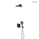Onega Oltens Onega (S) zestaw bateria wannowo-prysznicowa podtynkowa z deszczownicą Vann (S) i słuchawką 3 funkcyjną Havis EasyClick (