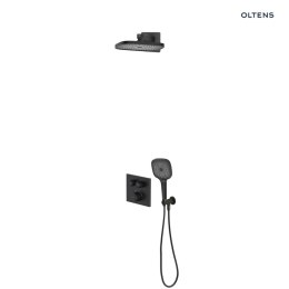 Onega Oltens Onega (S) zestaw bateria wannowo-prysznicowa podtynkowa z deszczownicą Vann (S) i słuchawką 3 funkcyjną Havis EasyClick (