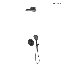 Onega Oltens Onega zestaw bateria wannowo-prysznicowa podtynkowa z deszczownicą Vann (S) i słuchawką 3 funkcyjną Havis EasyClick (S) c