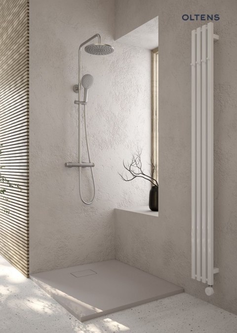 Bergytan Oltens Bergytan brodzik prostokątny 120x80 cm RockSurface kaszmir 15103900 Bergytan Oltens Bergytan brodzik prostokątny 120x80 cm RockSurface kaszmir 15103900