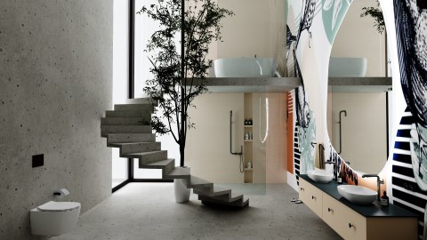 Deante Umywalka ceramiczna nablatowa Deante Umywalka ceramiczna nablatowa