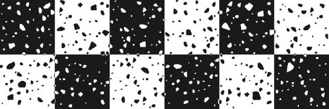 Allda Terrazzo Scacchi DGL.403E 90x30 - Ścienna - Połysk
