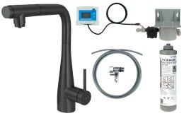 Deante Bateria kuchenna z zestawem do filtracji wody
 z wyciąganą wylewką