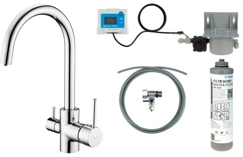 Deante Bateria kuchenna z zestawem do filtracji wody