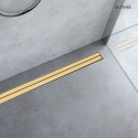 Langan Oltens Langan Slim odpływ prysznicowy liniowy 70 cm złoto połysk/złoto szczotkowane 30010800