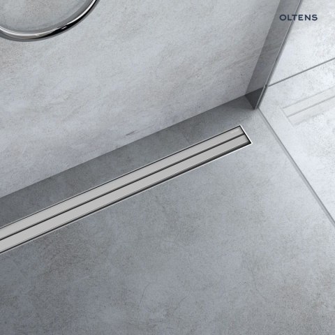 Langan Oltens Langan Slim odpływ prysznicowy liniowy 80 cm chrom/stal nierdzewna 30011100