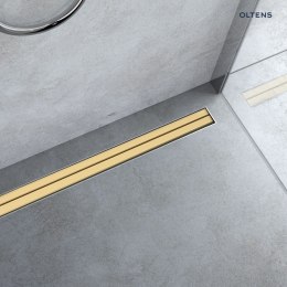 Langan Oltens Langan Slim odpływ prysznicowy liniowy 90 cm złoto połysk/złoto szczotkowane 30012800