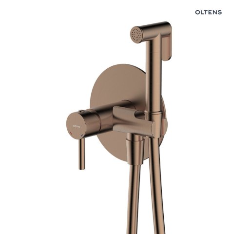 Molle Oltens Molle bateria bidetowa podtynkowa miedź szczotkowana 31100610 Molle Oltens Molle bateria bidetowa podtynkowa miedź szczotkowana 31100610