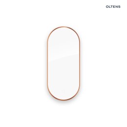 Nordlis Oltens Nordlis lustro 40x90 cm owalne z oświetleniem od tyłu z matą grzewczą miedź szczotkowana 64113610