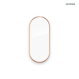 Nordlis Oltens Nordlis lustro 40x90 cm owalne z oświetleniem z przodu z matą grzewczą miedź szczotkowana 64103610