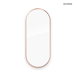 Nordlis Oltens Nordlis lustro 50x120 cm owalne z oświetleniem od tyłu z matą grzewczą miedź szczotkowana 64114610