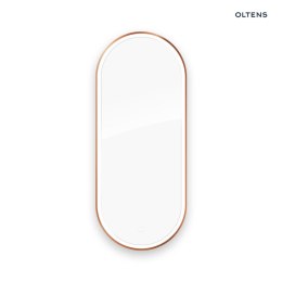 Nordlis Oltens Nordlis lustro 50x120 cm owalne z oświetleniem z przodu z matą grzewczą miedź szczotkowana 64104610