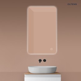 Nordlis Oltens Nordlis lustro 60x100 cm prostokątne z oświetleniem od tyłu z matą grzewczą 64120000