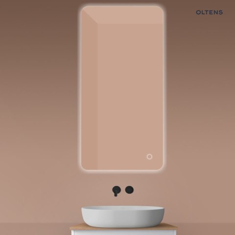 Nordlis Oltens Nordlis lustro 60x120 cm prostokątne z oświetleniem od tyłu z matą grzewczą 64121000