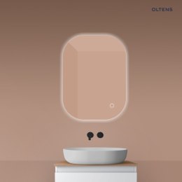 Nordlis Oltens Nordlis lustro 60x80 cm prostokątne z oświetleniem od tyłu z matą grzewczą 64126000