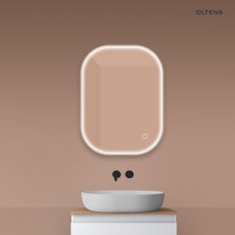 Nordlis Oltens Nordlis lustro 60x80 cm prostokątne z oświetleniem z przodu z matą grzewczą 64123000