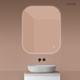 Nordlis Oltens Nordlis lustro 80x100 cm prostokątne z oświetleniem od tyłu z matą grzewczą 64127000