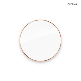 Nordlis Oltens Nordlis lustro 80 cm okrągłe z oświetleniem z oświetleniem od tyłu z matą grzewczą miedź szczotkowana 64109610