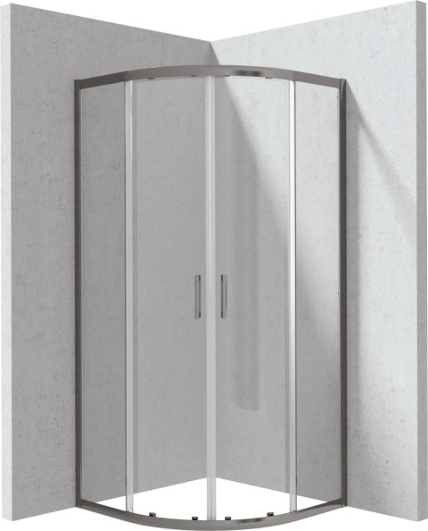 Deante Kabina prysznicowa półokrągła 90x90 cm