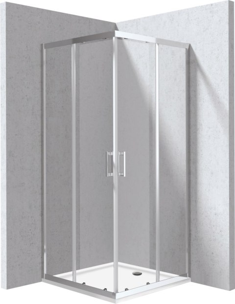 Deante Kabina prysznicowa z brodzikiem kwadratowa - 80x80 cm