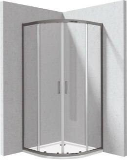 Deante Kabina prysznicowa z brodzikiem półokrągła - 80x80 cm