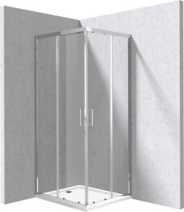 Deante Kabina prysznicowa z brodzikiem prostokątna - 80x90 cm