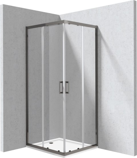 Deante Kabina prysznicowa z brodzikiem prostokątna - 80x90 cm