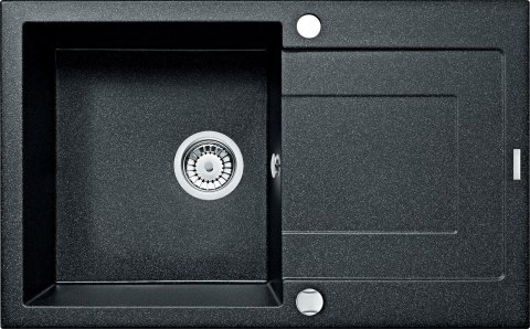 Deante Zlewozmywak granitowy 1-komorowy z ociekaczem