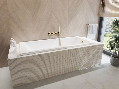 Gulfoss Oltens Gulfoss haczyk na ręcznik podwójny czarny mat 80002300