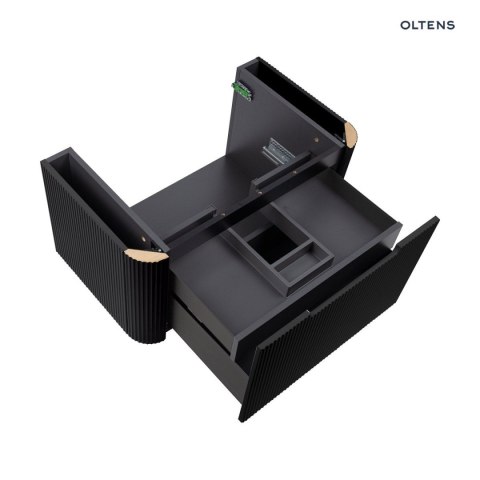 Hamnes Oltens Hamnes szafka podumywalkowa 80 cm czarny mat 60023300