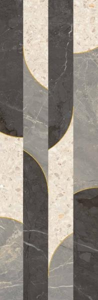 MAGICAL TIME GREY ŚCIANA DEKOR REKT. MAT 29,8X89,8 G1