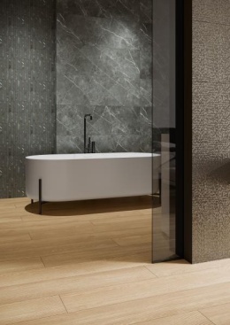 NOISY WHISPER GRAPHITE ŚCIANA REKT. 39,8X119,8 G1