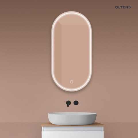 Nordlis Oltens Nordlis lustro 50x100 cm owalne z oświetleniem z przodu z matą grzewczą 64128000