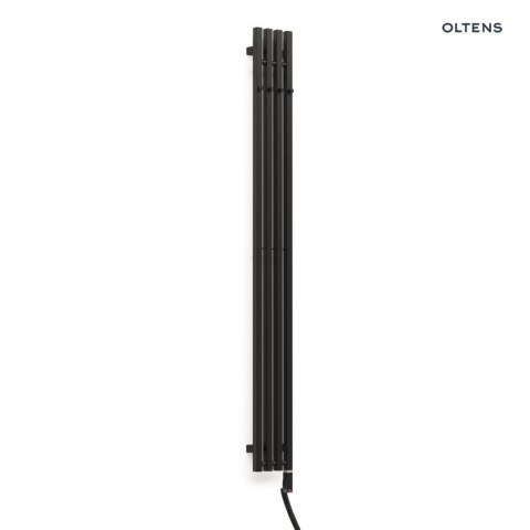 Stang Oltens Stang S (e) grzejnik łazienkowy 180x18 cm czarny mat 55125300