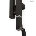 Stang Oltens Stang S (e) grzejnik łazienkowy 180x8 cm czarny mat 55123300
