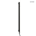 Stang Oltens Stang S (e) grzejnik łazienkowy 180x8 cm czarny mat 55123300