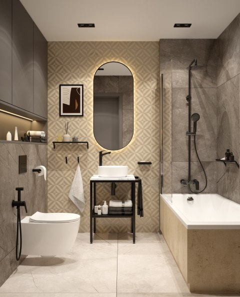 Deante Bateria umywalkowa wysoka