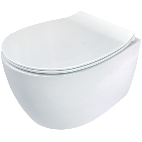 Deante Miska WC z deską bezkołnierzowa