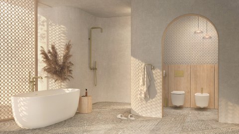 Deante Miska WC z deską bezkołnierzowa