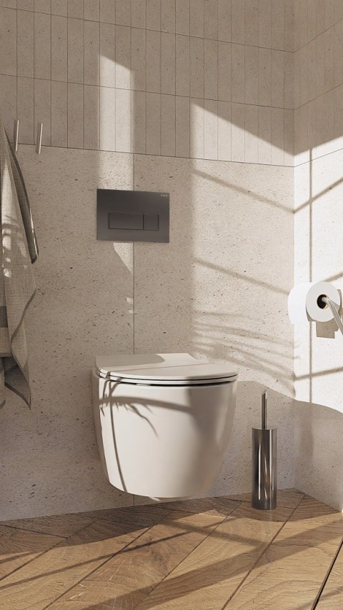 Deante Miska WC z deską bezkołnierzowa