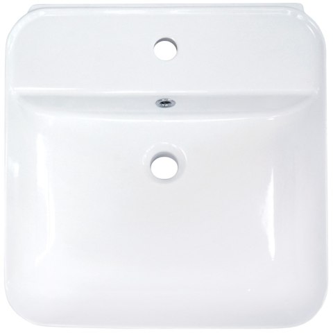 Deante Umywalka ceramiczna nablatowa/ścienna z miejscem na baterię