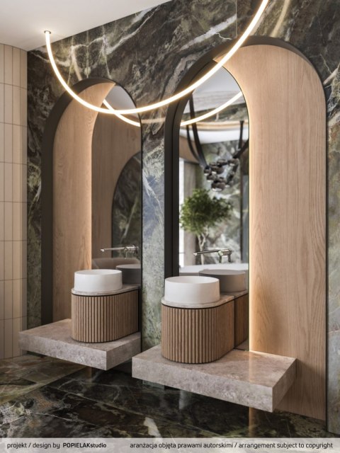 Deante Umywalka granitowa nablatowa